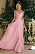 Amoris by LaDivine T714 Full Skirt Cowl Neckline Bridesmaid Dress
