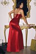 Amoris by LaDivine T815 Slit Skirt Lace Up Bridesmaid Dress