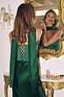 Amoris by LaDivine T816 Neck Scarf Lace Up Bridesmaid Dress