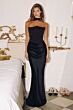Amoris by LaDivine T816 Neck Scarf Lace Up Bridesmaid Dress