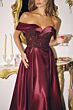 Amoris by LaDivine T614 Mariana Off The Shoulder with Pocket Dress