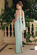 Amoris by LaDivine T725 Jamie Back Slit Shimmer Lace Dress