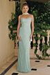 Amoris by LaDivine T725 Jamie Back Slit Shimmer Lace Dress