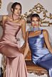 Amoris by LaDivine T729 Addison Square Neckline Drape Dress