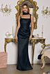 Amoris by LaDivine T729 Addison Square Neckline Drape Dress