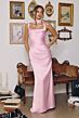 Amoris by LaDivine T729 Addison Square Neckline Drape Dress