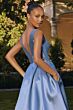 Amoris by LaDivine T814 Helena V-Neckline with Pocket Dress