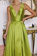 Amoris by LaDivine T814 Helena V-Neckline with Pocket Dress