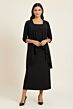 Amoris by LaDivine T9000 She's Timeless Scoop Neckline Midi Dress