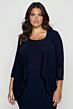 Amoris by LaDivine T9000 She's Timeless Scoop Neckline Midi Dress
