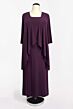 Amoris by LaDivine T9000 She's Timeless Scoop Neckline Midi Dress