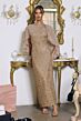 Amoris by LaDivine T906 Ophelia Asymmetric Cape Sleeve Sequin Lace Dress