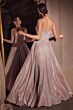 Amoris by LaDivine T213 Scoop Neck A-Line Glitter Dress