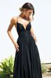 Amoris by LaDivine T214 High Slit Glitter Lace Up Back Dress
