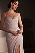 Amoris by LaDivine T707 Draped Skirt Sweetheart Neck Dress