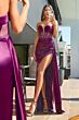 Amoris by LaDivine T811 Side Streamer Sheer Bodice Dress
