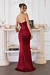Amoris by LaDivine T611 Aisha Sweetheart Neckline Lace-Up Dress