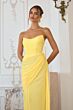 Amoris by LaDivine T726 Mina Side Tail Lace-Up Dress