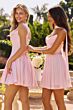 Amoris T740 A-Line Basque Waist Strapless Dress