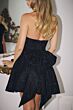 Amoris by LaDivine T710 Alix Plunging Halter Neckline Glitter Dress