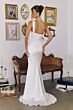 Amoris T727W Selah One Shoulder Drape Wedding Dress