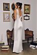 Amoris T729W Addison Square Neckline Lace-Up Wedding Dress