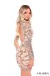 Amarra 88006 Long Sleeve Embellished Dress