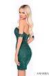Amarra 88045 Off The Shoulder Shimmer Lace Dress