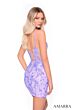 Amarra 88047 Sheer Corset Embroidered Dress