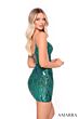 Amarra 88063 Sheer Sides Sequin Dress