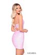 Amarra 88065 Sheer Corset Sequin Dress