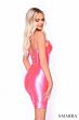 Amarra 88076 Corset Top Metallic Dress