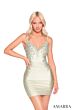 Amarra 88977 Spaghetti Straps Floral Embroidery Dress