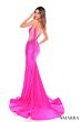 Amarra 88088 Illusion Side Embellished Dress