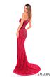 Amarra 88091 High Slit One Shoulder Dress