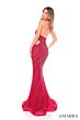 Amarra 88106 Halter Neckline Multi Cutout Dress