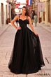 Amarra 88109 Sweetheart Neckline Sheer Corset Dress