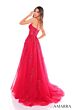 Amarra 88109 Sweetheart Neckline Sheer Corset Dress