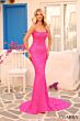 Amarra 88110 Strapless Corset Sequin Dress