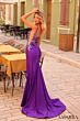Amarra 88111 Floral Corset High Slit Dress