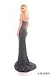 Amarra 88112 Illusion Cutout Strapless Dress