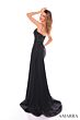 Amarra 88114 Side Tail Floral Corset Dress