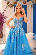 Amarra 88117 Off The Shoulder Embroidered Dress