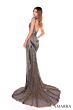 Amarra 88133 Fringe Sleeve Embroidered Dress
