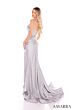 Amarra 88759 Floral Corset Lace-Up Glitter Dress
