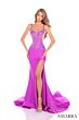 Amarra 88759 Floral Corset Lace-Up Glitter Dress