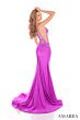 Amarra 88759 Floral Corset Lace-Up Glitter Dress