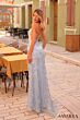 Amarra 88871 Floral Sequin Lace-Up Dress