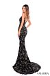 Amarra 94316 Exposed Back Embellished Dress