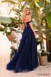 Amarra 88938 Lace-Up Back Off The Shoulder Dress
